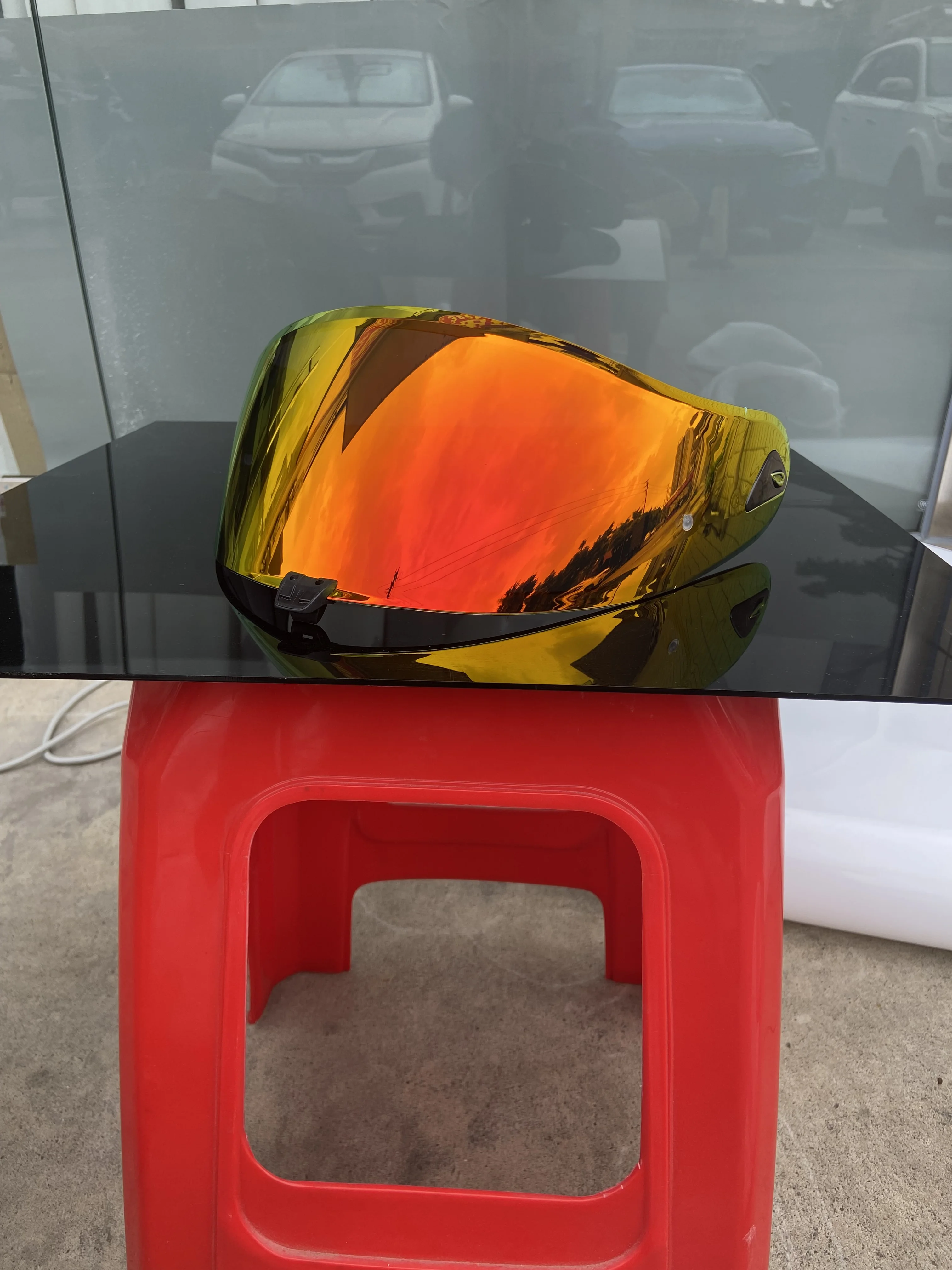 واقي واقي من الأروبلايد ، مقطوع بالأشعة فوق البوق مقاوم للرياح ، إكسسوارات خوذة دراجة نارية لـ OGK Kabuto