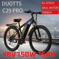 2024 New C29 Pro Electric Bicycle 29 inch Tires 750W E-bike 48V 15AH Mountain Bike 21 Speed Ebike electric bike