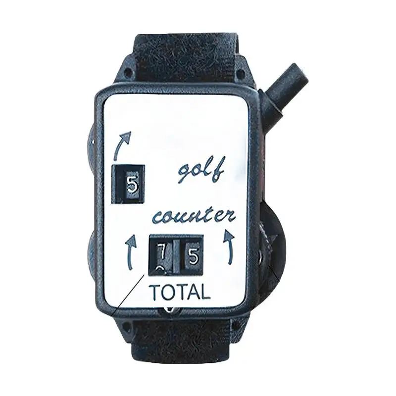 Golf Manual Scorer Mini Score Keeper Hand Mechanical Counters Golf Score Counter Watch Hand Mechanical Counters Mini Golf Shot