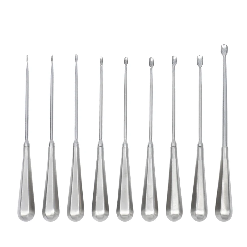 

Orthopedics Bone Curette Stainless steel Bone Spoon 26cm long Veterinary Orthopedics surgical Instruments