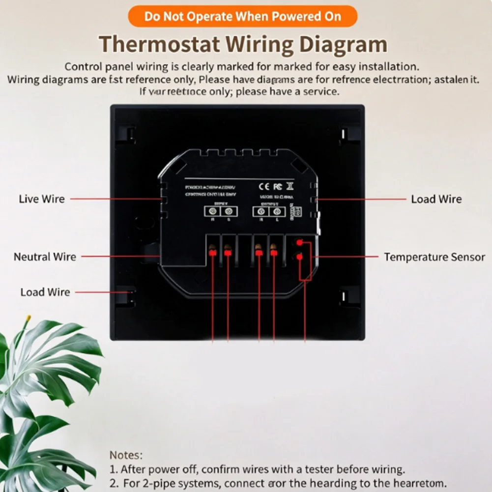 MH1828A for Smart Thermostat for Home Floor Heating Systems Wall Mounted Design 0. Accuracy LED Display Easy Installation