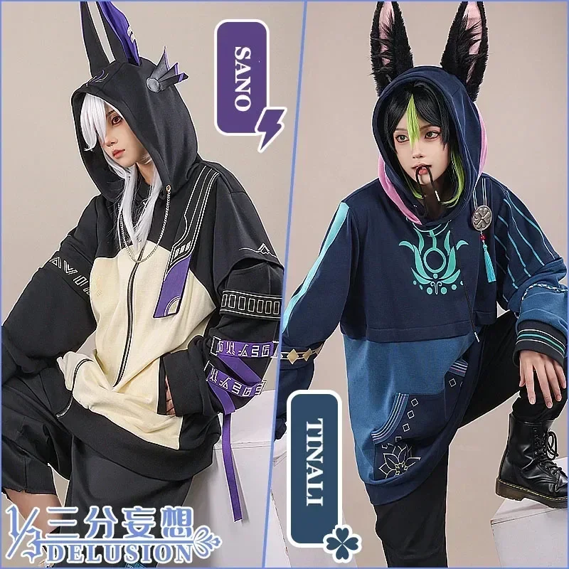 

Tighnari/Cyno Hoodies Cosplay Game Genshin Impact Full Set Tighnari Costume Cyno Daily Hoodies