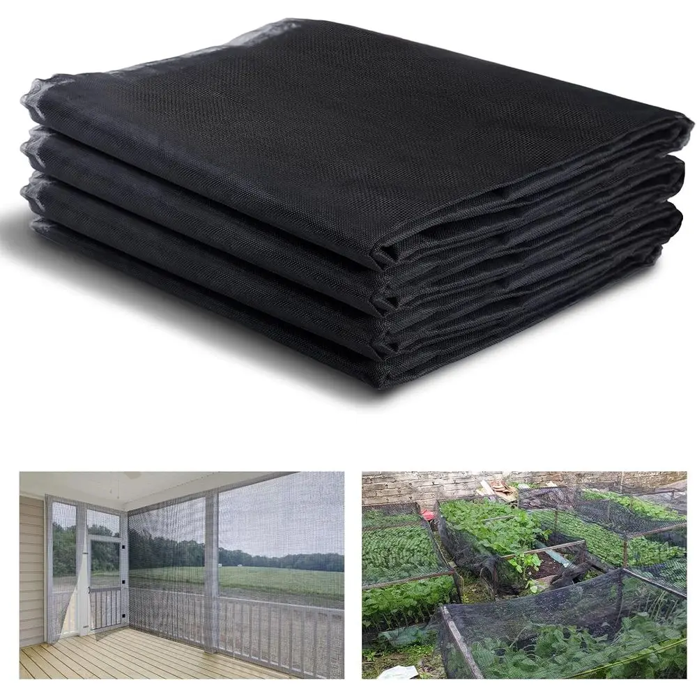 

Усиленная полипропиленовая сетка от птиц и комаров 10x33 фута для уличных растений, патио, балконов и террас с 33% затенением (B)