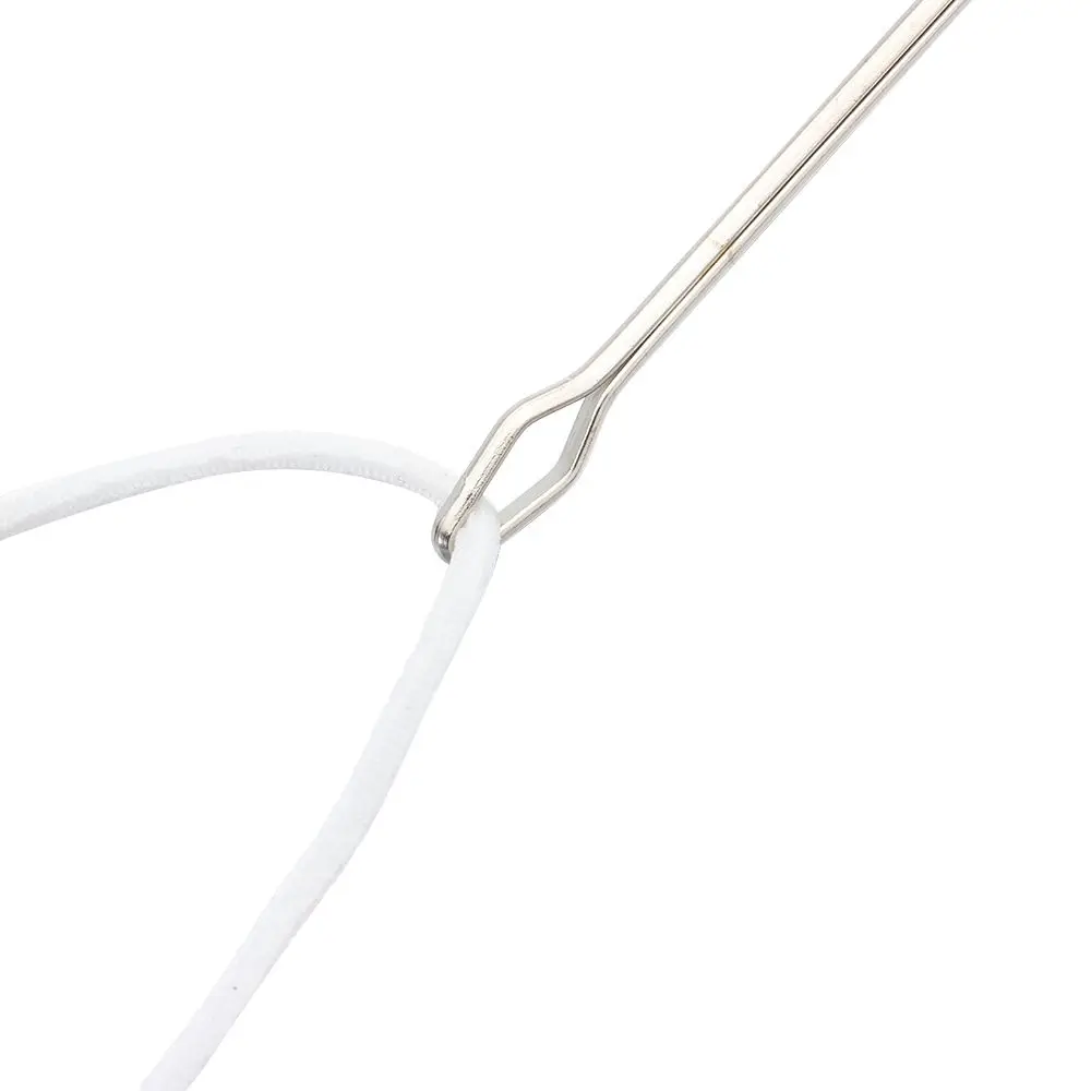 

Ручной инструмент для заправки лент в ремни, самоблокирующийся, легкий в использовании, с направляющей, из нержавеющей стали, эластичный, для нанизывания шнуров