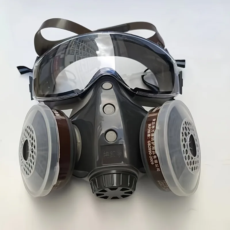 Reusable Respirator Mask, Low Allergy, One-Piece Design, Chemical And Dust Protection, Reusable And Washable