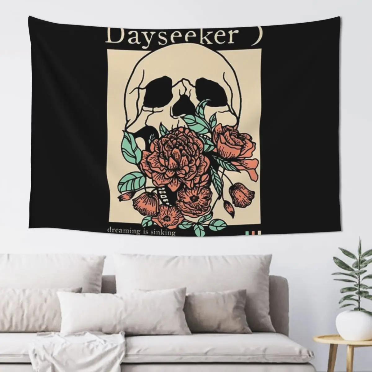 

Dayseeker - Waking Is Rising Tapestry Room Decorating Aesthetic Wallpapers Home Decor Tapete For The Wall For Bedroom Tapestry