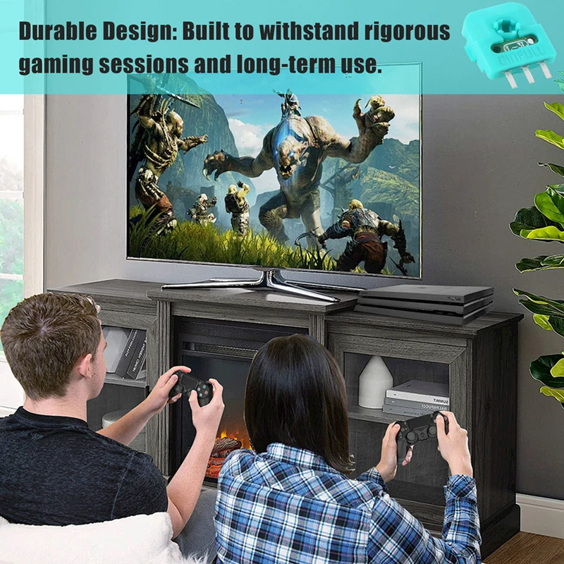 โพเทนชิออมิเตอร์จอยสติ๊กแบบแอนะล็อกห้องโถง5คู่ตัวต้านทานแกนเซ็นเซอร์โมดูลตัวต้านทานสำหรับคอนโทรลเลอร์ PS4ตัวเดียว