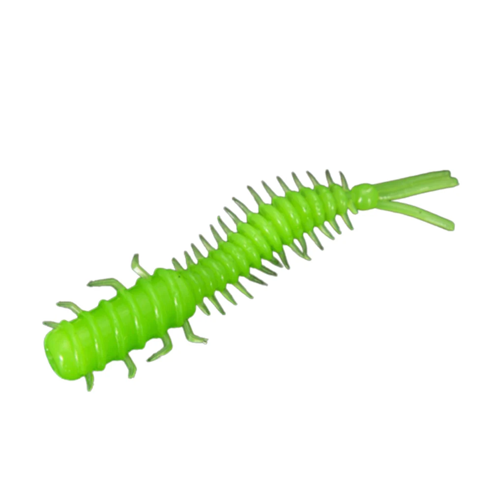 

Highly Attractive 20pcs 45cm Fishing Soft Lures with Three Tailed Spiral and Larva Worm Bait Design for Enthusiasts