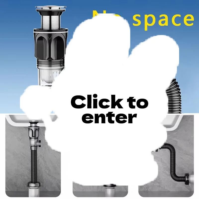 Flexible Drainage Outlet Pipe Leak Proof Universal Size for Kitchen Bathroom Vanity Sink Restroom Daily Use