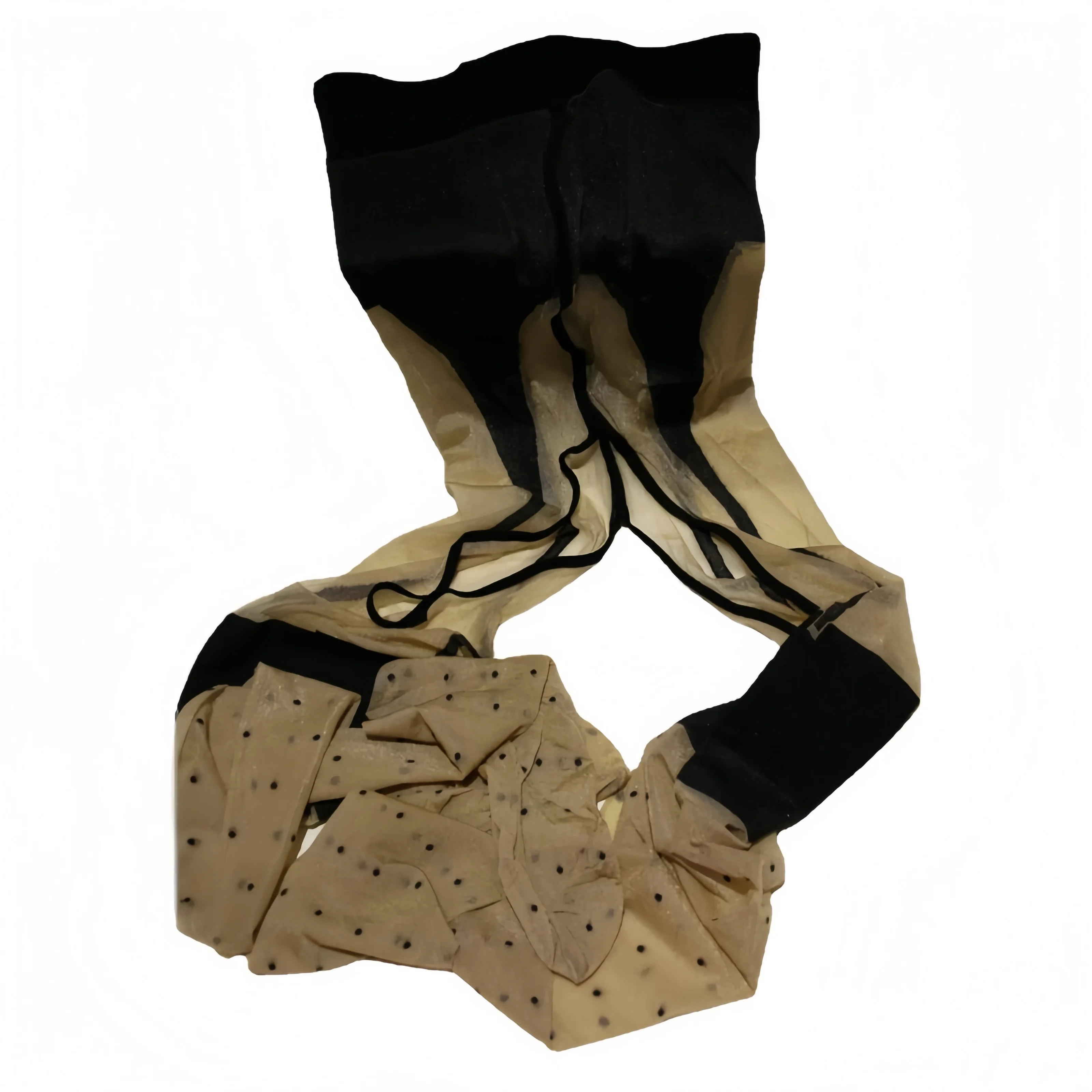 

Polka Dot T Open Crotch Pantyhose Oil Shiny Slim Fit Thigh High Stockings Erotic Lingerie Women Sexy Transparent Tights Hosiery