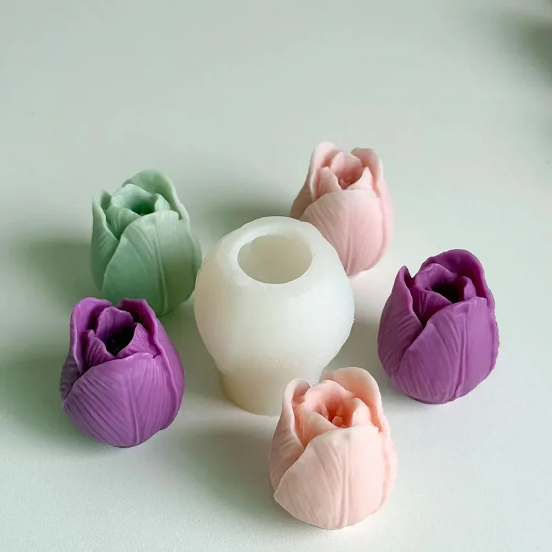 3/6Pcs 3D Tulip Flo…