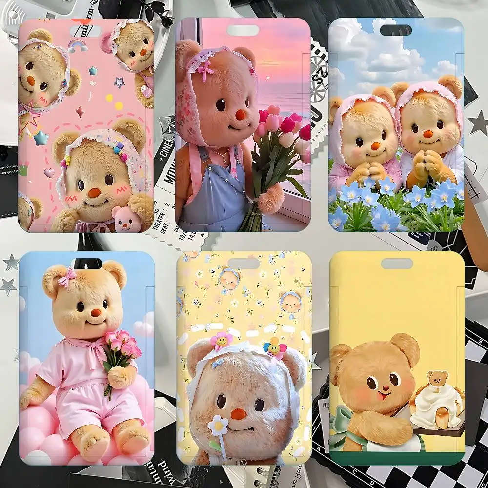 

Бесконтактный чехол для карт Kawaii B-butterbear NFC для студенческих, проездных, удостоверений личности и разрешений на работу.