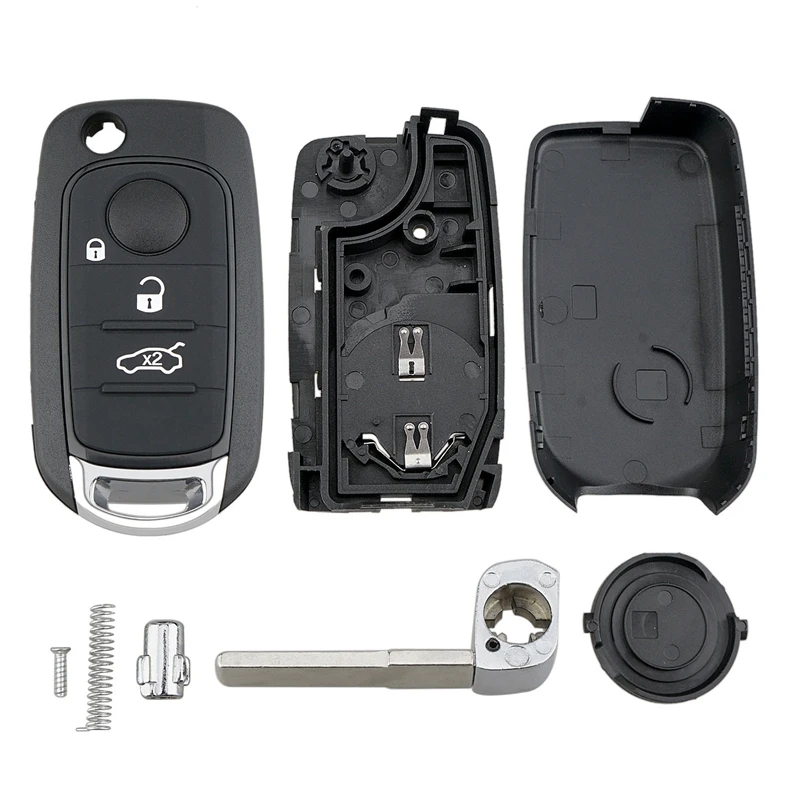 

Car Smart Remote Key 3 Button 433Mhz Fit For Fiat 500X Egea Tipo 2016-2018 4Achip