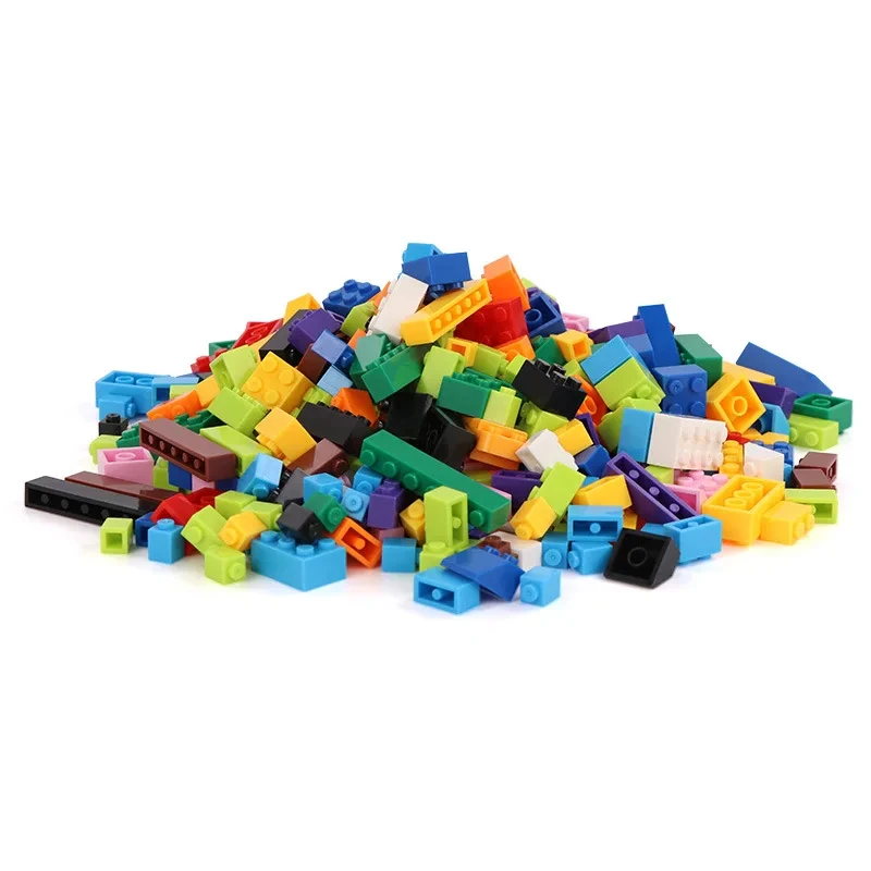 500 pz/1000 pz bambini fai da te Building Blocks Set giocattoli bambini creativi colorati Building Blocks giocattoli assemblati giocattoli educativi