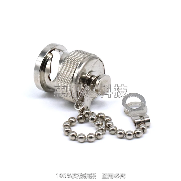 BNC-J-FC chain head BNC female head dust cap Q9 with chain dust cap head BNC connector