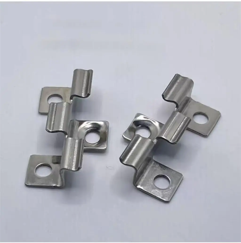 100Pcs Stainless Steel Hidden Composite Decking Clip WPC Deck Fastener