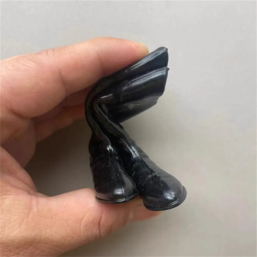 1/6 Medium Rah Speelgoed Model Zwarte Holle Schoen Laarzen Pvc Materiaal Niet Echt Voor 12 "Dam Bd001 B001 Action Figure Scene Component Diy