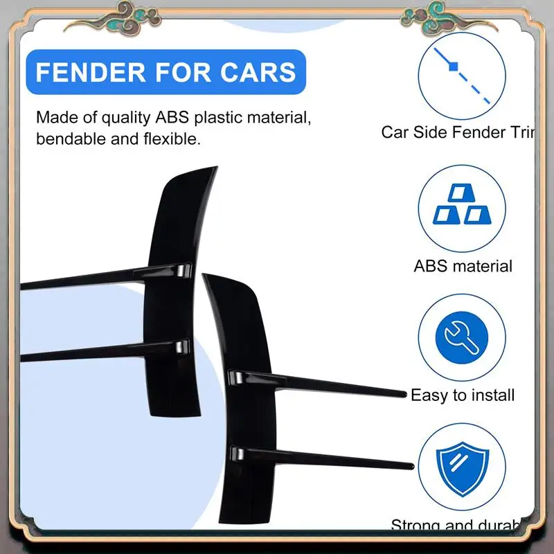 

Reliable-Car Front Bumper Spoiler Flank Wind Knife For Mercedes Benz A Class A180 A200 A220 W177
