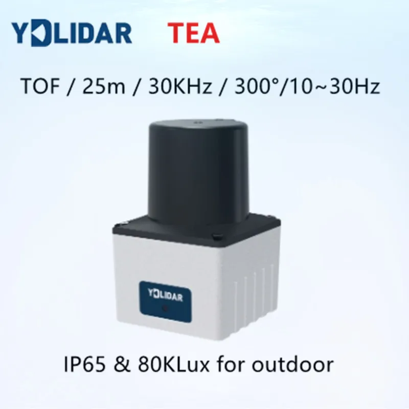 YDLIDAR TEA High precision Laser Scanner 25m 300 ° 30Khz 80KLUX TOF LIDAR sensor outdoor robot AGV navigation obstacle avoidance