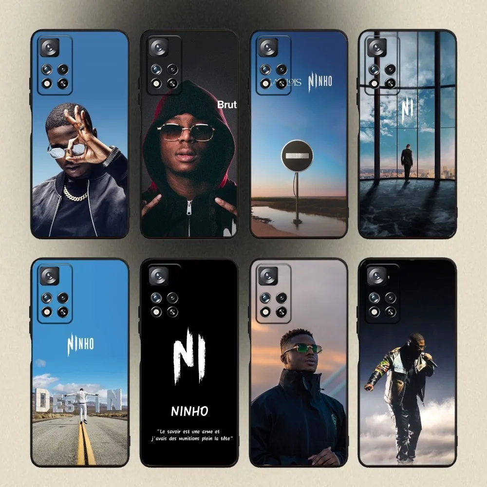 

Rapper Ninho Phone Case For Samsung Galaxy A20,A21s,A22,A31,A32,A52,A53,A72,73,A80,A91 Soft Black Cover