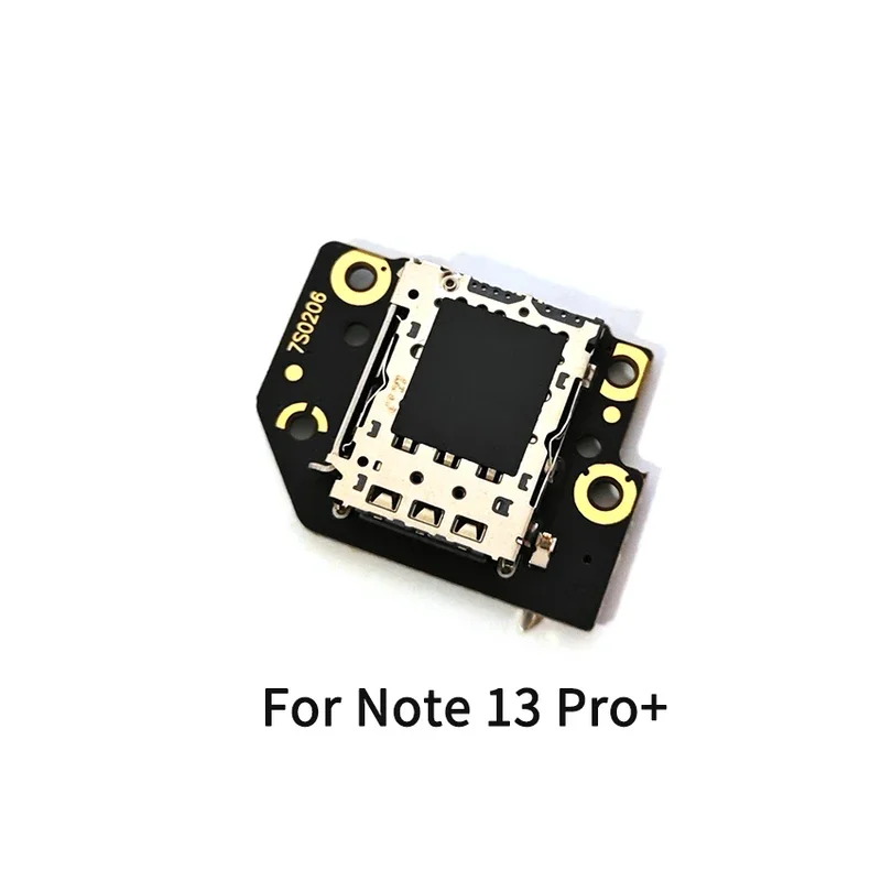 

For Redmi Note 13 Pro + Sim Card Reader Tray Memory Holder Slot Flex Cable Repair Parts