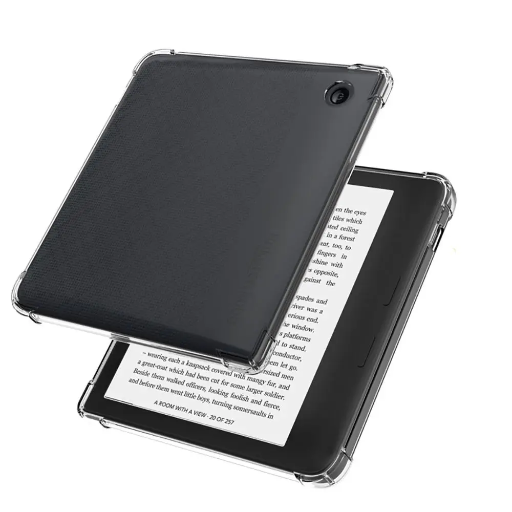 Transparent TPU Soft Back Cover Protective Shell Funda Shockproof E-book Reader Case For Kobo Libra 2/Kobo Clara 2E