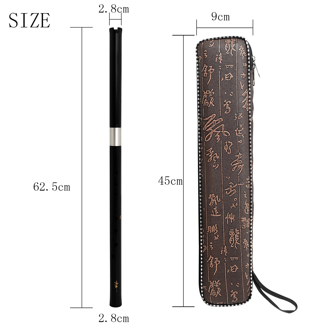 IRIN F/G Key Chinese Flute Bamboo Handmade Refinement 8 Holes Xiao Traditional Musical Instruments Beginner Woodwind Instrument