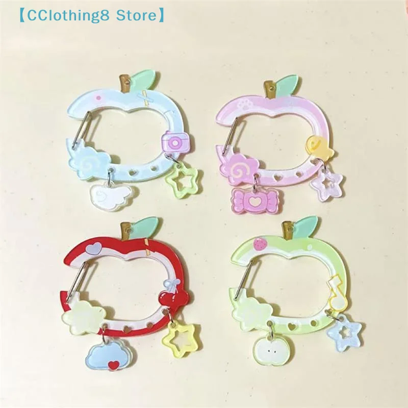 Sternenwolken-Anhänger, Karabiner, Bergsteiger-Schnalle, Acryl-Schlüsselanhänger, Mehrzweck-Schlüsselanhänger, Haken zum Aufhängen von Taschen, Geschenk【AliS8】