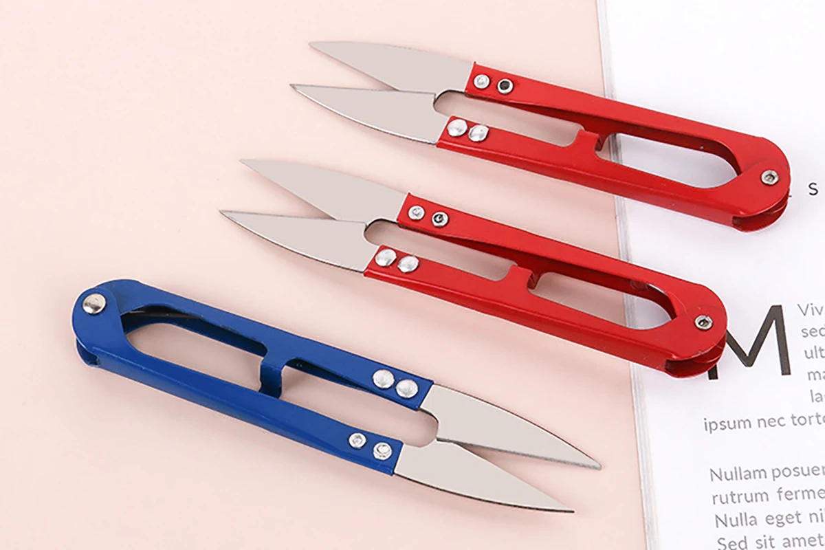 Cross Stitch Tailor Scissors Plastic Handle Sewing Snip Thread Cutter Small Embroidery Craft Cross Stitch Scissors Craft Tool