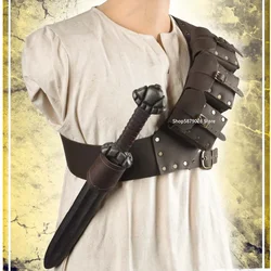 Medieval Alchemy Sword Belt Bag Witch Wizard Costume Kit Potion Bottle Sash Belt Steampunk Witchcraft Larp Cosplay Accessory