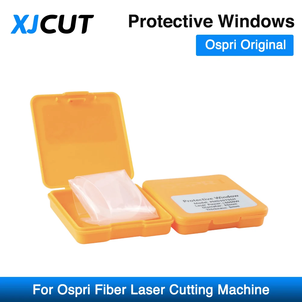 XJCUT Original Ospri Fiber Laser Protective Windows 30×5mm 4KW Optical Lens For OSPRI Fiber Laser Cutting Machine