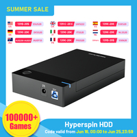 Hyperspin Attraction Gaming HDD Retro Game Console with 100000 Games for PS4/PS3/PS2/WII/WIIU Portable HDD for PC/Laptop NEW