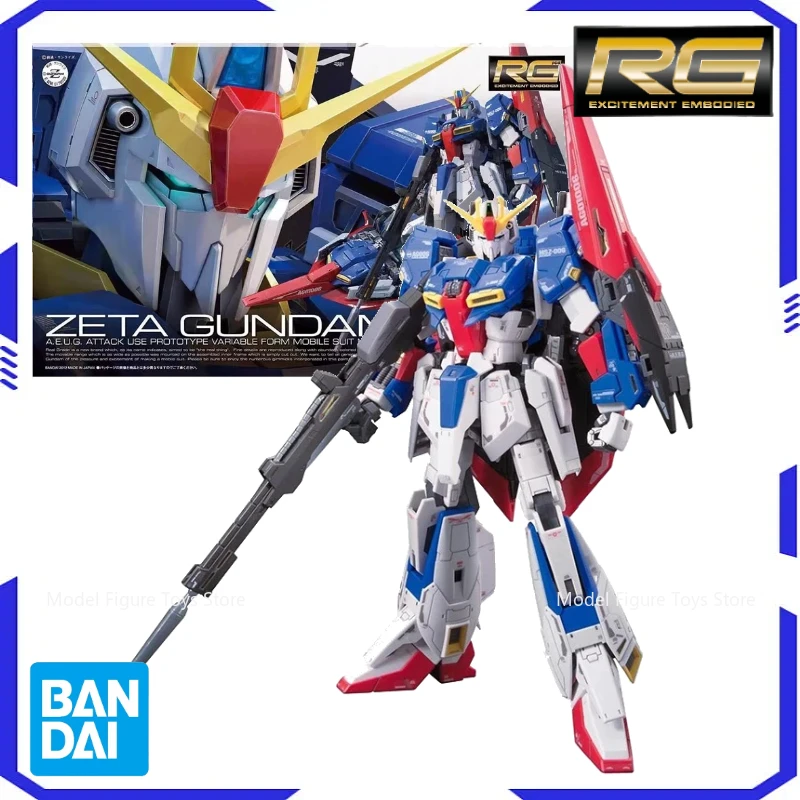 

Bandai Genuíno 1/144 RG-Z Gundam Оригинальный комплект моделей Сборная модель Аниме Фигурка Рыцари круглого стола в сборе