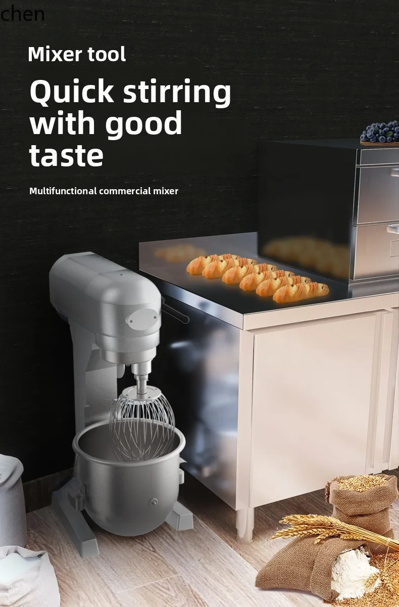 ZML Macchina da cucina multifunzionale Impastatrice automatica commerciale Impastatrice Attrezzatura da forno Macchina per il latte fresco per battere le uova