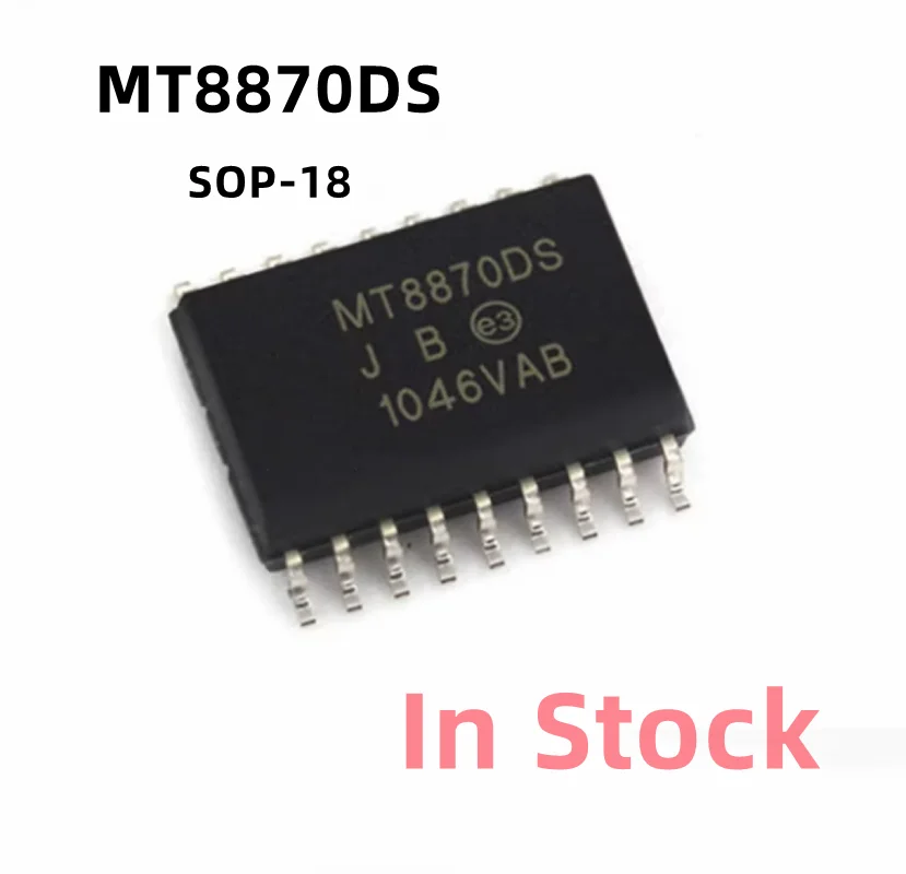 10PCS/LOT MT8870DS MT8870DSR1 SOP-18  Tone decoder interface chip In Stock