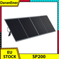 DaranEner SP200 200W Foldable Solar Panel, 22% Optical Conversion Efficiency, IP54 Waterproof, with Adjustable Stand