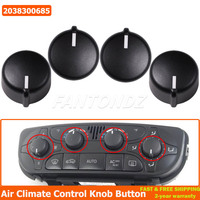 4X Climate Air Conditioner Control Button Knob For Mercedes C-Class W203 C320 C240 C230 2038300685 A2038300685