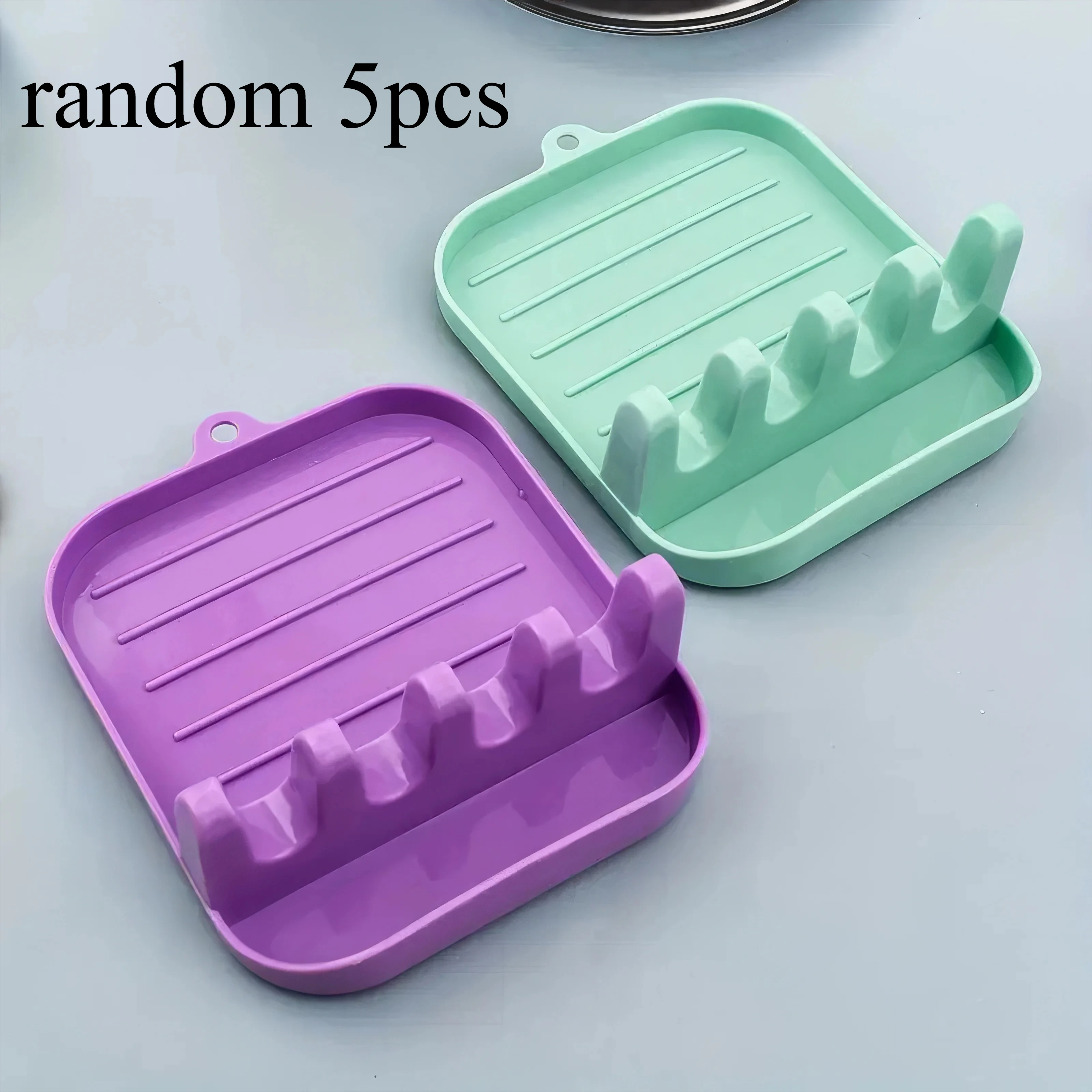 Cutlery Rack Green, Easy To Clean, Suitable for Home and Kitchen Use, Dry Tableware, Durable Kitchen Tools - Detail 1