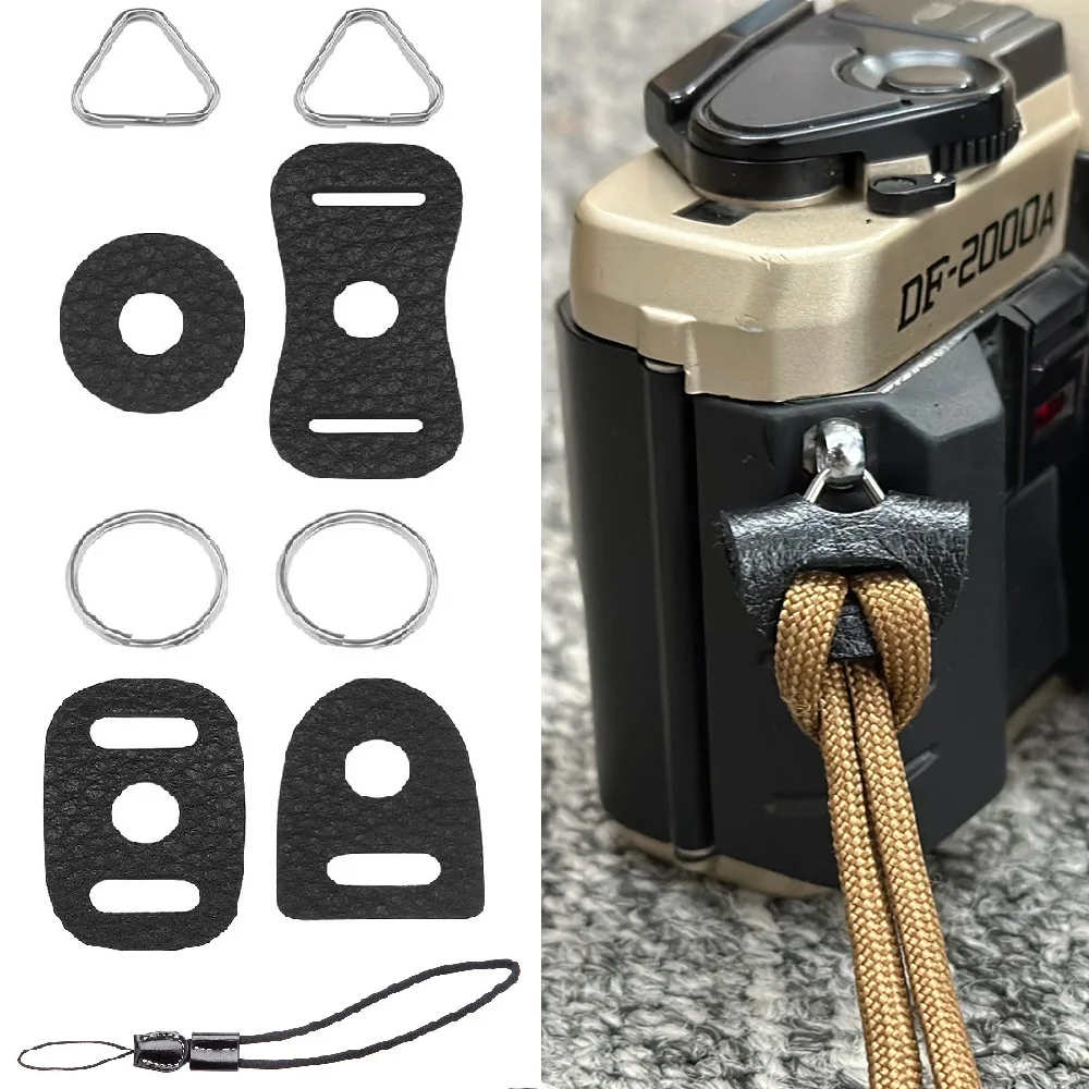 Camera Strap Eyelet Split Adapter Camera Strap Triangular Split Ring Hook for Sony DSLR SLR Rangefinder Mirrorless Camera