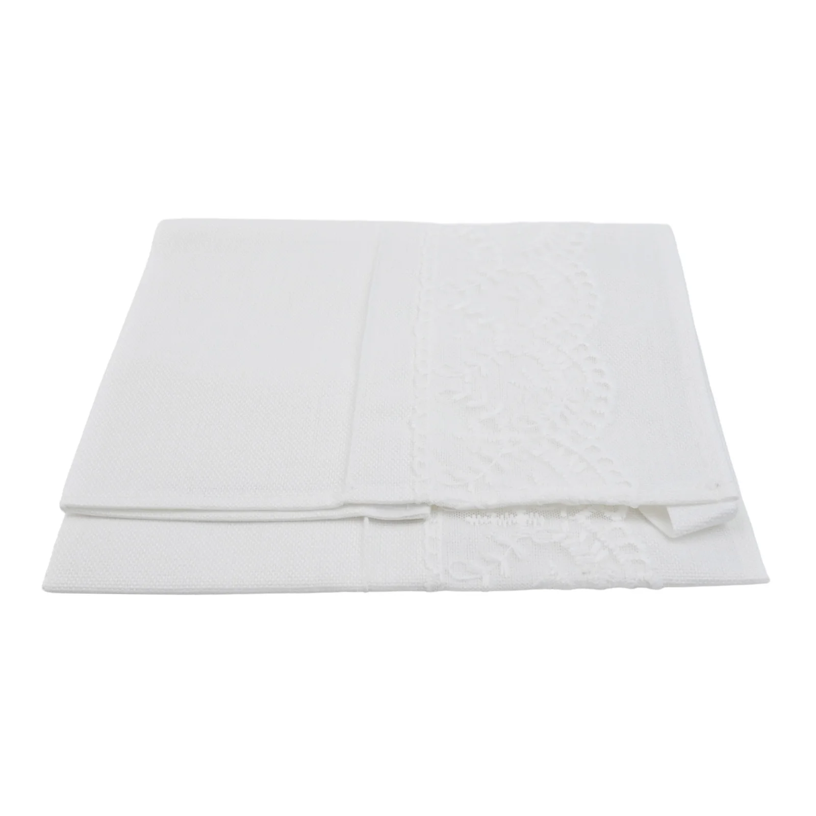 Lace-Infused Radiator Cover for Home Heating Devices - Spun Linen Structure Supports Daily Use and Visual Consistency