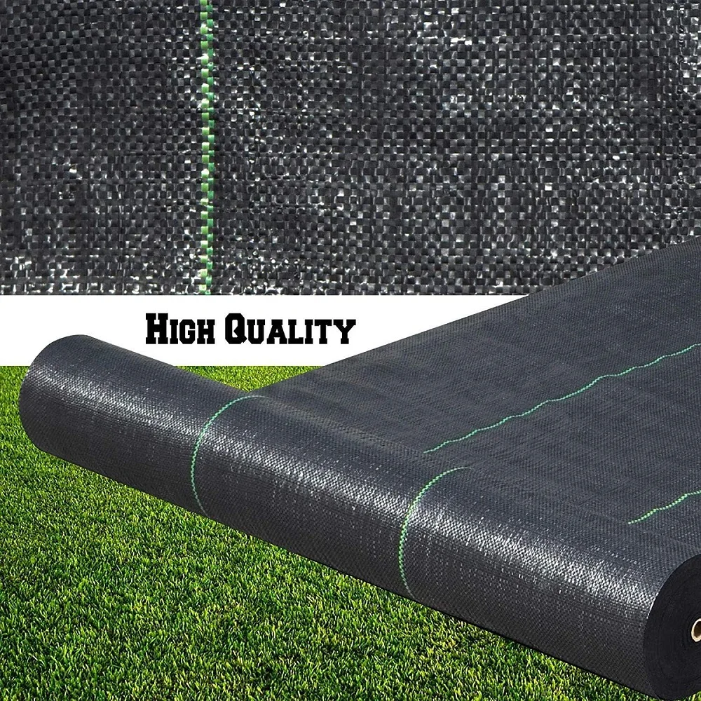 Weed Barrier Landscape Fabric Heavy Duty Garden Fabric Woven PP Weed Control Driveway Geotextile Fabric for Landscaping 3x100Ft