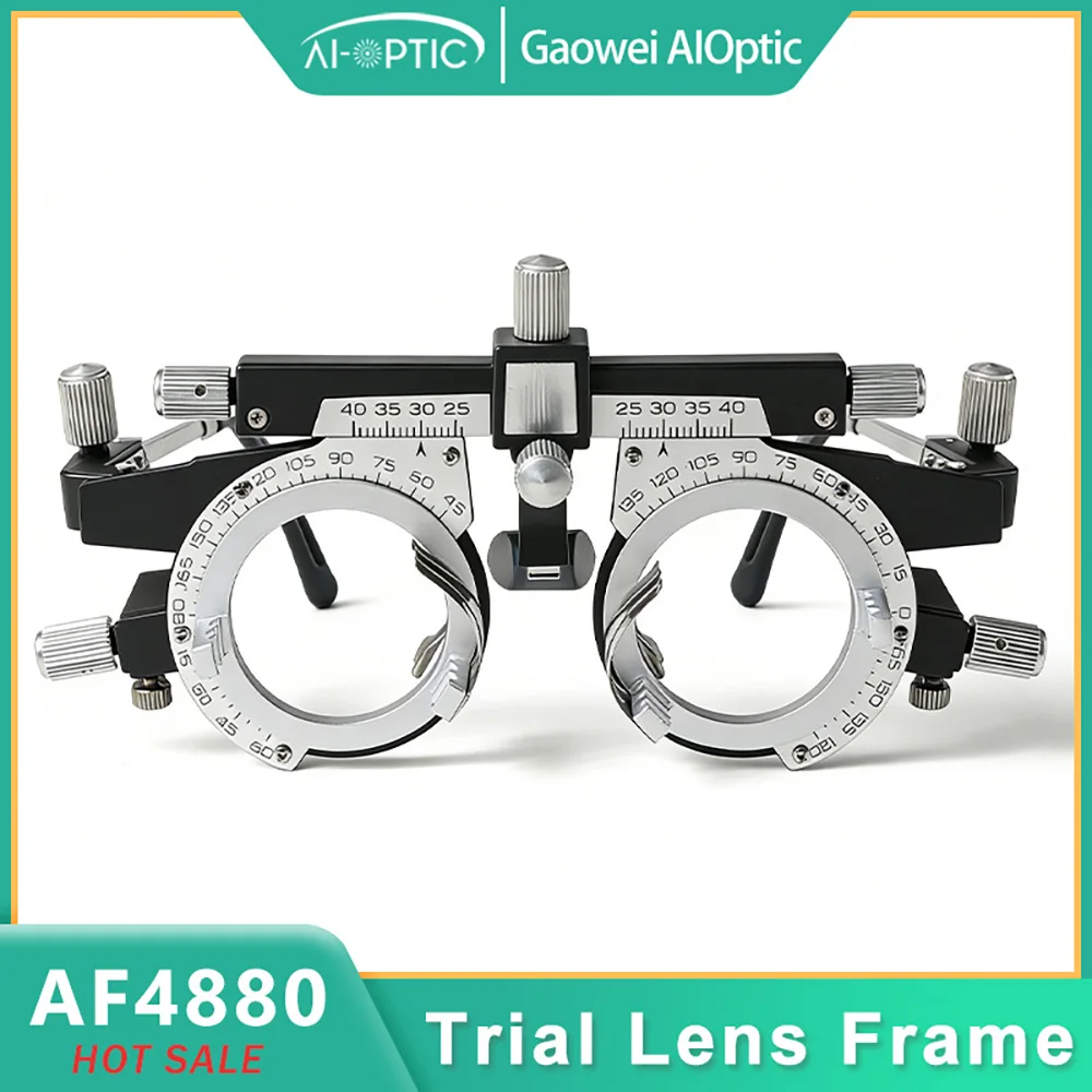UTF-4880 Progressive Trial Lens Frame Professional Adjustable Optical Optometry International Trial Frame Optometry Tool