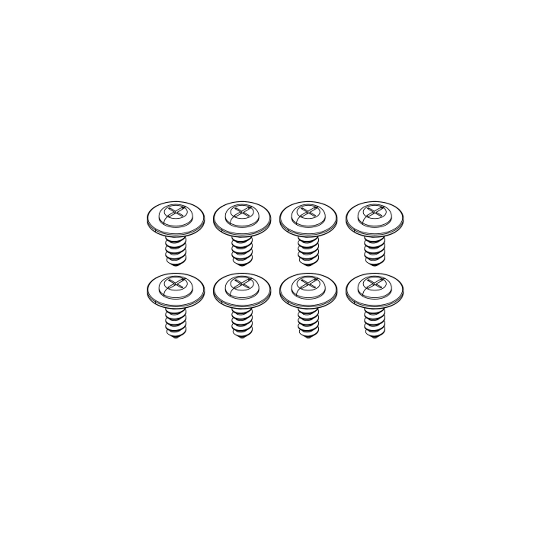 N517 N517A-M06193 M2.3-6-6 Button Head Tapping Screw with Washer