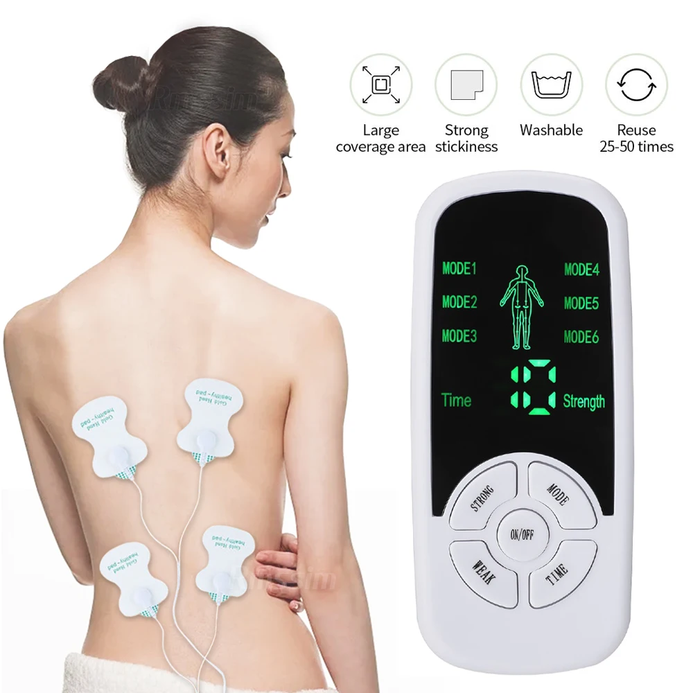 EMS Electric Muscle Therapy Stimulator Tens Unit Machine Meridian Physiotherapy Pulse Face Eye Abdominal Prostate Body Massager