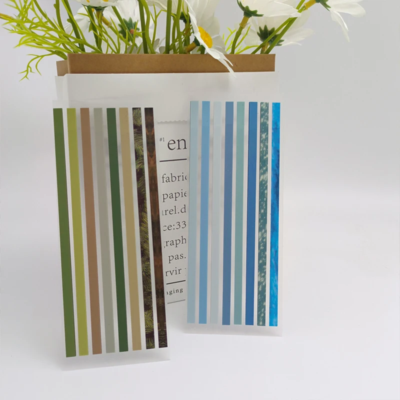 Color Sticky Notes Index Stickers Index Tabs Self-Adhesive Translucent Office Stationery Reading Label Posted Notepad Bookmark