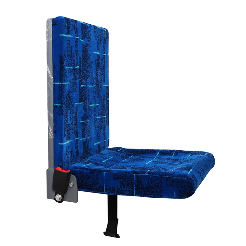 Automatic rebound folding seats for buses and campers to save space during heavy loading