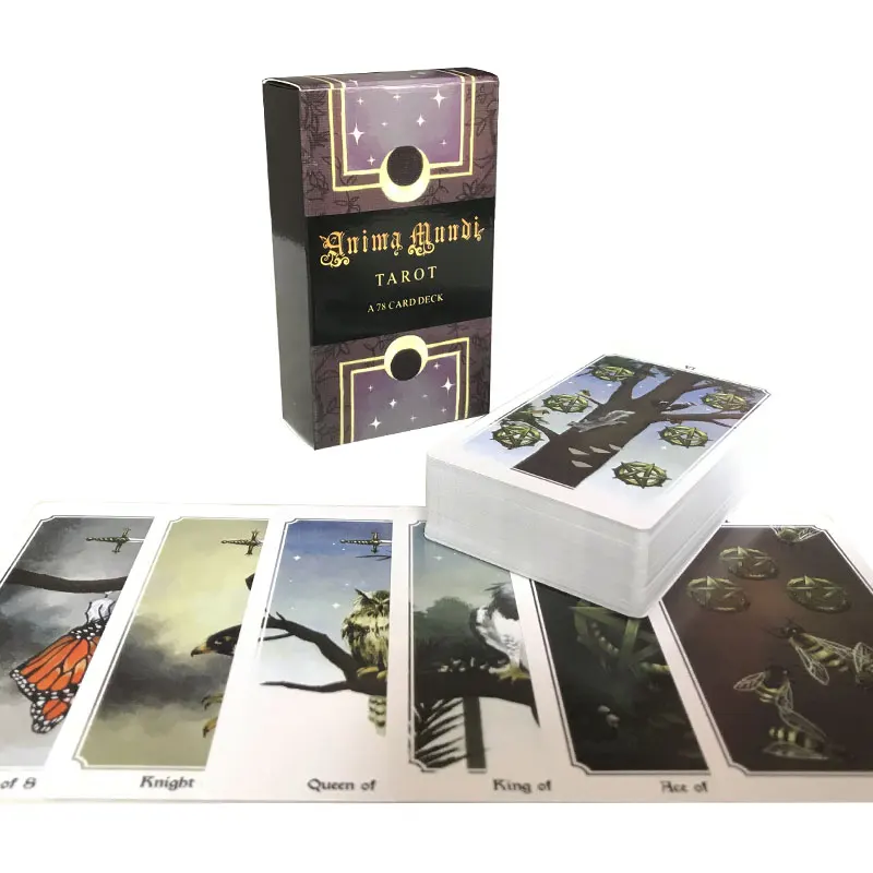 New Anima Mundi Tarot Oracle Card Board Game Entertainment Card Game Family Party Game Toy Tarot PDF Guide