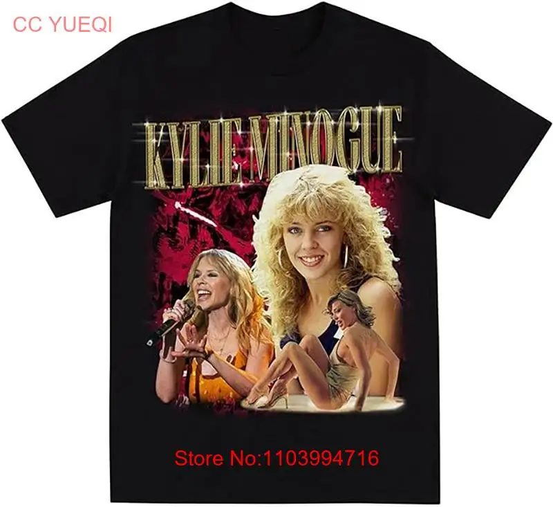 Kylie Minogue Live On Stage Black T-Shirt Cotton S-234XL