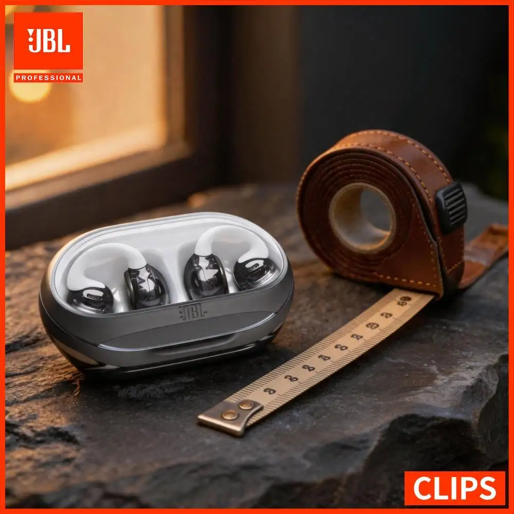 JBL Soundgear Clips Bluetooth5.4 TWS Earbuds Multi‑Point Connection 4‑Mic Call Tech Fast Charge Urban Fitness Commute Earphones