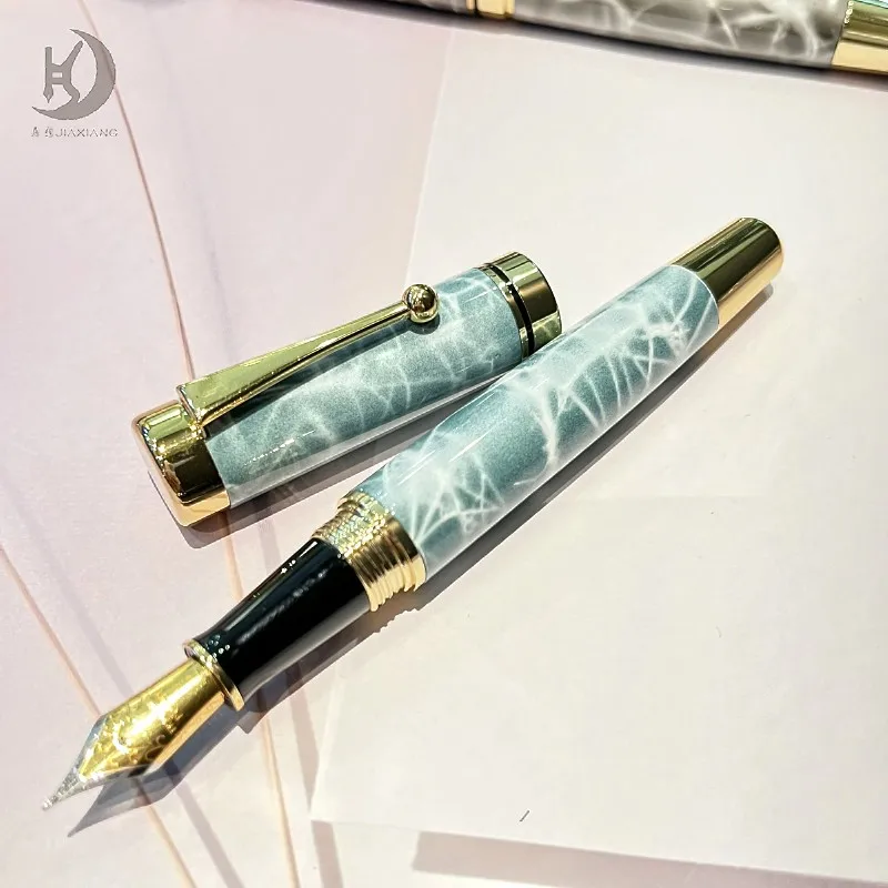 JD-179 Luxury Metal Fountain Pen - Ergonomic, Twist Cap, Medium